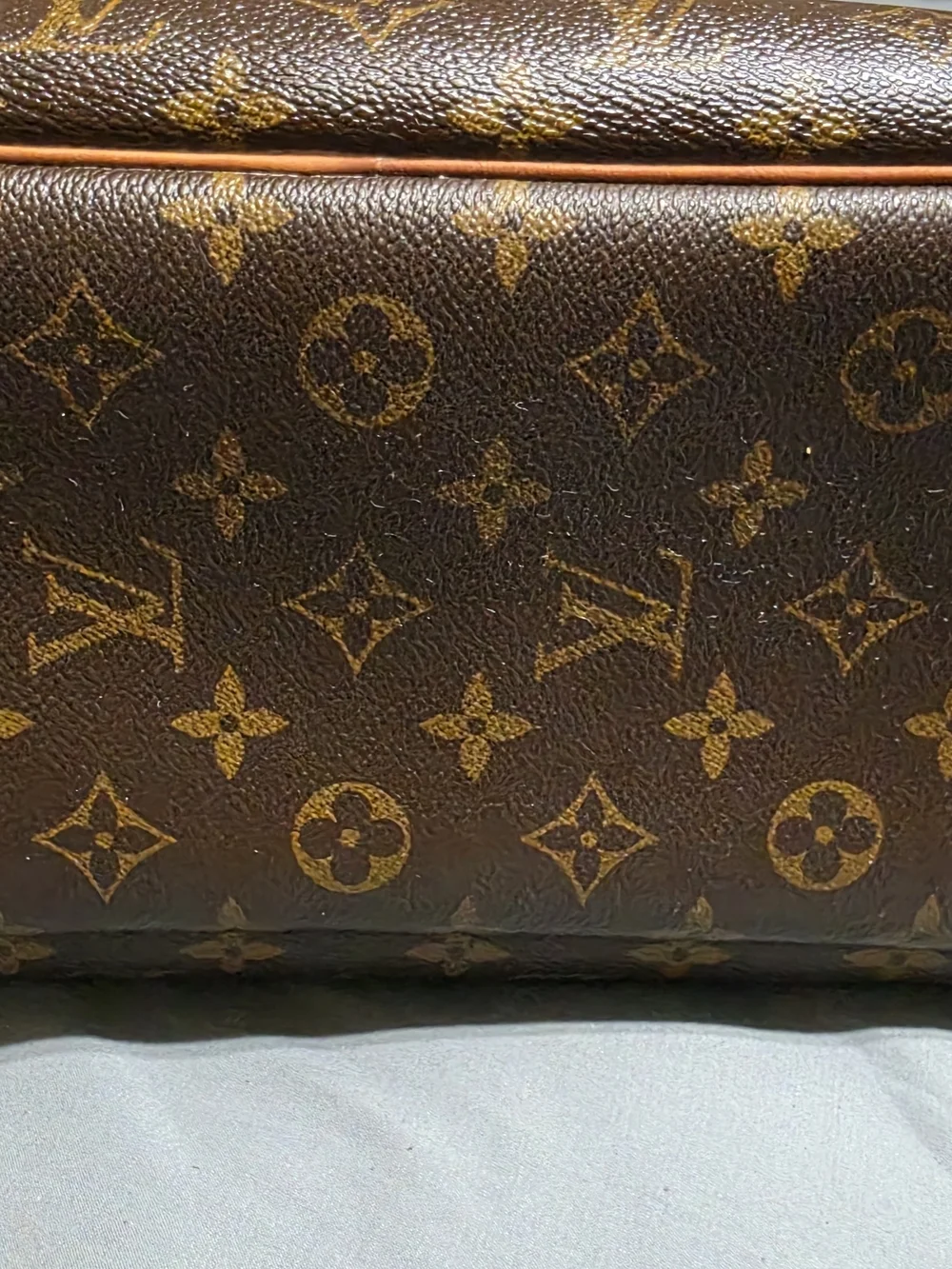 Louis Vuitton Monogram Canvas Duffel in Brown with Tan Trim